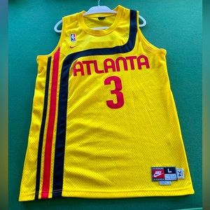 Nike Basketball Shareef Abdur-Rahim Atlanta Hawks Jersey swingman vintage large